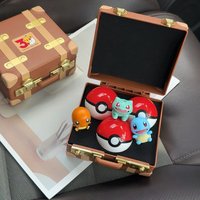 Vente en gros Funism 30ème Anniversaire First Partners Blind Box Figurine Mignonne Miniature Pokeball Set Décoration de Bureau Jouet Mystère à Collectionner