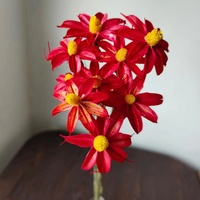 Vente en gros de véritables fleurs d'hibiscus naturelles, orchidées, fleurs de marguerites séchées pour le bricolage, matériaux de bouquet, décoration de la maison