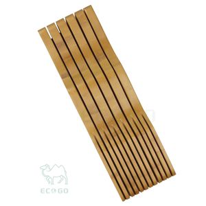Porte-couteaux en bambou écologique avec capacité personnalisée pour le comptoir de cuisine, organisateur de rangement pour couteaux de chef - Product Image 6