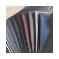 Wear Resistant 30% Polyester 70% PU Gray Leather Upholstery Fabric For  Garments 150cm Width