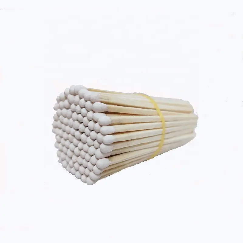 Emniyet kibriti sopa fabrika toptan özel renkli maçlar 2.5 "3" 4 "8 inç kırmızı pembe siyah beyaz ucu Matchsticks uzun maçlar