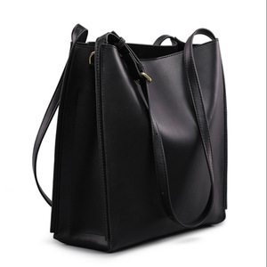 Sacs fourre-tout pour femmes, nouveaux sacs à main de créateur en cuir véritable ciré, sacs à bandoulière de luxe pour femmes - Product Image 1