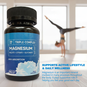Cápsulas de Complejo Triple de Magnesio 300mg OEM, Glicinato de Magnesio y Citrato, Píldoras <span class=keywords><strong>para</strong></span> Dormir y Relajarse, 90 Unidades - Product Image 4