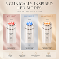 Nueva Máquina Facial Portátil Recargable, Masajeador Facial de 6 Modos, Frío y Calor, Reafirmante, Iluminador, Cuidado de la Piel, Antienvejecimiento, Dispositivo de Belleza