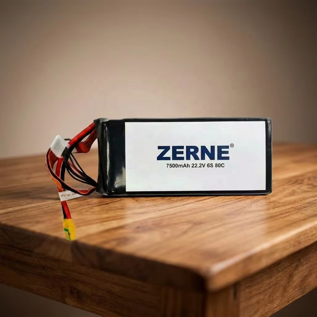 Customized Wholesale 7500mAh 80C 22.2V Battery Rechargeable Drone Battery Pack