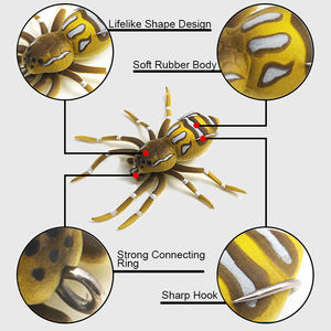 Señuelo de Pesca Flotante de 7.5cm/7.6g 6.5cm/3.2g, 10 Colores, Anzuelo Doble, Cebo Artificial de Goma Suave, Cebo para Pesca de Serpiente - Product Image 5