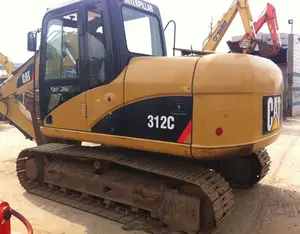 Kullanılan kedi 312C hidrolik ekskavatör caterpillar 320 ekskavatör makinesi CAT 320cl mekanik enjektör ile kullanılan ekskavatörler