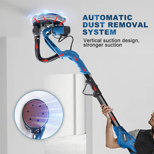 HERZO 850W <span class=keywords><strong>lijadora</strong></span> en seco portátil 220V <span class=keywords><strong>lijadora</strong></span> de <span class=keywords><strong>pared</strong></span> de jirafa de velocidad Variable para aspiradora DIY fuente de energía eléctrica - Product Image 5