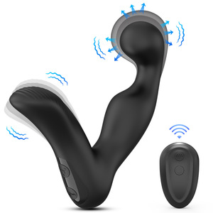 Inflatable Backcourt Vibrator <b>Remote</b>-<b>Controlled</b> Magnetic Charging 10 Frequency <b>Vibration</b> 100% Waterproof Orgasm Masturbation - Product Image 1