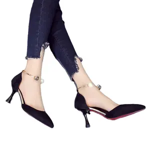 Fashion Dress Shoe Woman Flip Flops Ankle Boots Flat Pump Womens High Heels Europe And America
