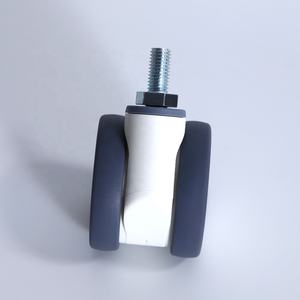 Rodízio Giratório com Eixo Rosqueado de 50mm, 65mm, 75mm, 100mm, 125mm, Rodas de Nylon para Uso Médico com Freio - Product Image 6