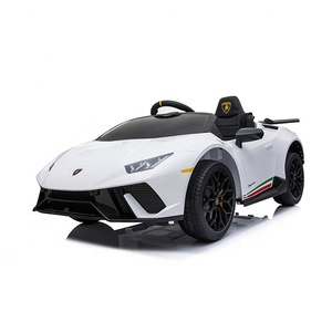 Lusso 12V auto elettrica Ride-On per i bambini per <span class=keywords><strong>Lamborghini</strong></span> <span class=keywords><strong>giocattolo</strong></span> con licenza con telecomando per 3-8 anni materiale plastico fresco - Product Image 3