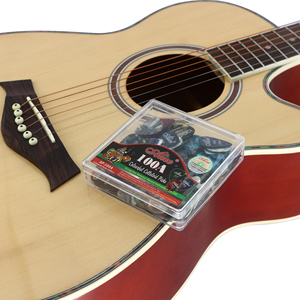 Großhandel Neue Herzförmige 0,46-0,81mm Kunststoff-Gitarrenplektren für Gitarre, Bass, Ukulele & <span class=keywords><strong>Zither</strong></span> - Product Image 6