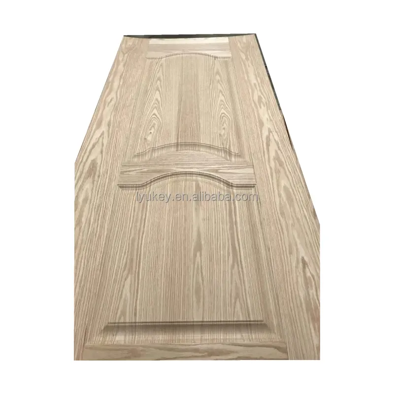 Nuevo diseño de piel de puerta de chapa de madera contrachapada Piel de puerta con precios competitivos alternativa a las puertas tradicionales