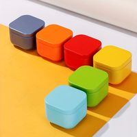 Impression de logo personnalisé 54*54*42mm 2oz 60ml mini petite boîte vide de stockage de bonbons nourriture thé cosmétique bougie bocal en métal avec couvercles