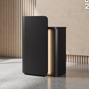 Mostrador de Recepción de Diseño Sencillo con Acabado en Madera <span class=keywords><strong>para</strong></span> Empresa, Estación de Enfermería, Mostrador de Caja - Product Image 3