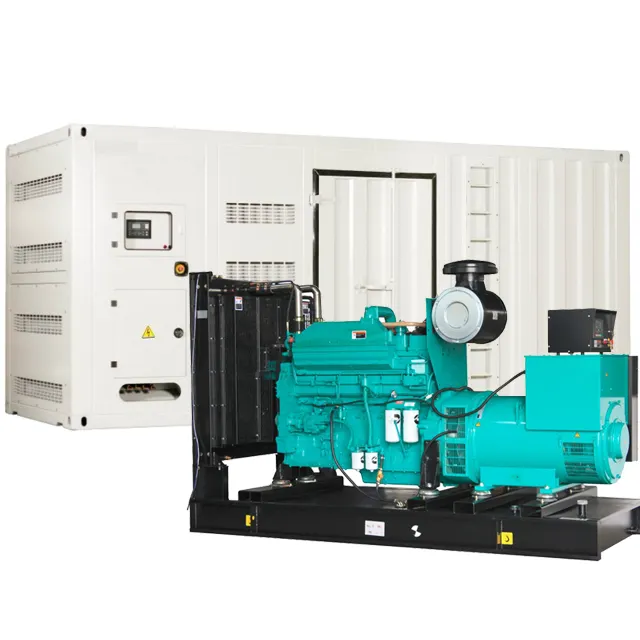 300kw 375kva super silent type fully automatic transfer switch with Cummins engine powered diesel generator
