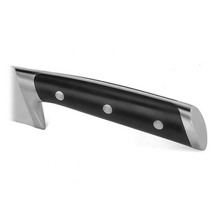Ensemble <span class=keywords><strong>de</strong></span> couteaux <span class=keywords><strong>de</strong></span> cuisine professionnels Chef 3 Rivet, manche en pommeau <span class=keywords><strong>noir</strong></span>, poids lourd, 5 pièces, acier allemand forgé, bloc <span class=keywords><strong>de</strong></span> couteaux - Product Image 2