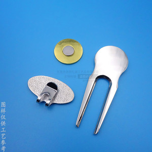 Customized <b>Golf</b> Metal Ball Marker Set With Magnetic Fork And Clip For <b>Golf</b> Hat Accessory Iron Material Strong Magnetic - Product Image 3