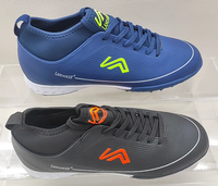 Chaussures de football tendance pour hommes, imperméables, en mesh et en cuir PU, confortables, antidérapantes, à lacets, chaussures de sport décontractées