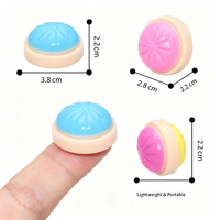 Jouet anti-stress sensoriel mignon en TPR personnalisé, en forme de boulette, à remontée lente, pour adolescents, idéal comme cadeau de remise de diplôme