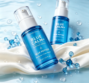 Suero Calmante Blue Calm+ 30ml, Suero Facial con Péptidos de Cobre, Hidratante, OEM - Product Image 2