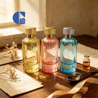 Flacon de parfum en verre de luxe GC 100 ml avec bouchon en métal OEM ODM Logo personnalisé Contenant de parfum haut de gamme