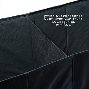 <span class=keywords><strong>Cofre</strong></span> de almacenamiento suave personalizado de fábrica, organizador de maletero de <span class=keywords><strong>coche</strong></span> plegable negro - Product Image 3