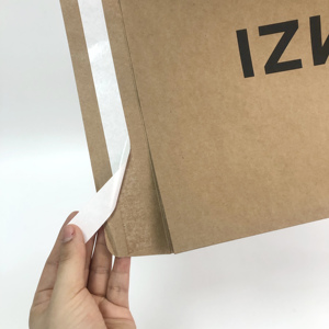 Bolsas de Regalo de Papel Kraft de Varios Tamaños (35x6x45cm), Bolsas de Envío de Papel con Impresión de Logotipo Personalizado, Bolsa Express para Empaque de Ropa y Calzado - Product Image 6