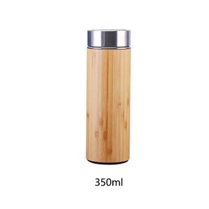 Premium Bamboo Thermos 500ml Travel <b>Insulated</b> Thermos <b>Mug</b> for Water Coffee Tea with Custom LOGO - Product Image 6