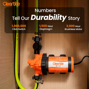 Cleartide 12v高压隔膜泵<span class=keywords><strong>3</strong></span>.<span class=keywords><strong>3</strong></span> GPM 50磅/平方英寸水压增压泵洗车迷你大型喷雾器 - Product Image 5