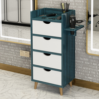 Meuble de Salon Moderne en Bois pour Barbier, Chariot de Rangement Durable à 4 Roues pour Salle de Bain, Maison, Bureau, Utilisation Extérieure - Offre Spéciale Grossiste