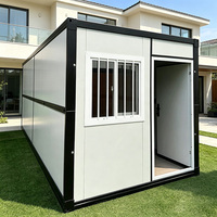 Casa Contenedor Prefabricada Multifuncional de 10 pies/20 pies, Desmontable, Impermeable, Resistente a la Humedad, Habitación Contenedor Temporal