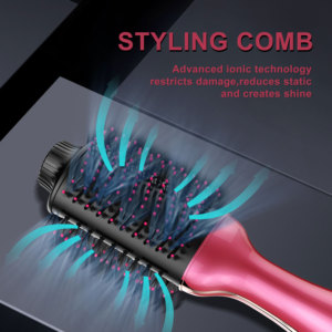 Cepillo Eléctrico Estilo Salón con Cerdas para Rizar el Cabello, Voluminizador de un Solo Paso, Iones Negativos, Reduce el Daño por Calor, <span class=keywords><strong>Menos</strong></span> Frizz, <span class=keywords><strong>Más</strong></span> Brillo - Product Image 3