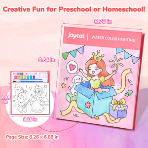 Juegos de Pintura de Acuarela con Temática de Princesas Joycat para Niños de 3 a 8 Años, Libro de Dibujo de Arte y Regalo, Juguetes Educativos Preescolares - Product Image 3