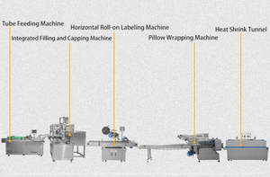 Tự động Báo Chí loại kem đánh răng ống điền đóng nắp dây chuyền sản xuất tích hợp hệ thống bao bì Kem Mỹ phẩm tốc độ cao - Product Image 6