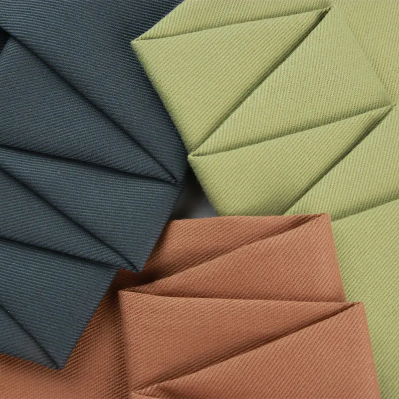 Дышащий 97% хлопок 3% спандекс 230gsm тканая ткань из эластичной ткани на хлопковой основе платье и модный Тренч ткань