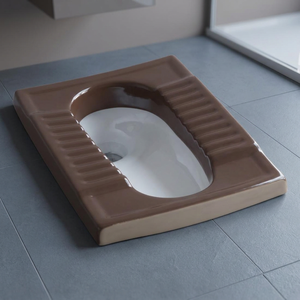 Orissa PAN squatting ห้องน้ำเซรามิก WC กับดักสุขภัณฑ์กระทะนั่งยองเซรามิค - Product Image 5