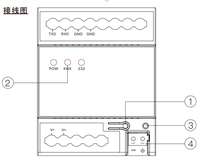Module de protocole bidirectionnel KNX/EIB RS485 à prix d'usine pour système d'hôtel intelligent, outil de système de maison intelligente KNX