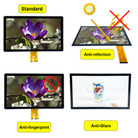 Modul Layar Sentuh Kapasitif 10 Titik TFT LCD ZEELANG Model 8 19 21.5 32 42 Inch, Antarmuka USB, Resolusi 1280x1080