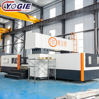 FRT-3018 3 axes haute rigidité verticale CNC portique fraiseuse BT50 cône de broche pour le traitement de grandes pièces métalliques