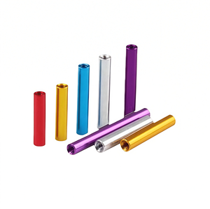 Cung cấp Giá đỡ mô hình máy bay Cột nhôm Kết nối M3 Cột hỗ trợ Cột nhôm mô hình máy bay có hai lỗ bắt vít - Product Image 1