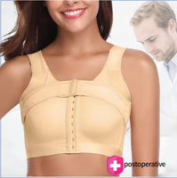 Soutien-gorge correcteur de posture post-chirurgie pour femme, avec fermeture avant et maintien mammaire