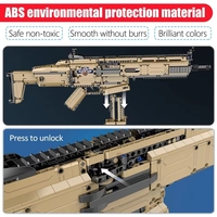 C81021 1:1 SWAT - Bloques de Construcción de Modelos de Armas Militares de la Segunda Guerra Mundial, Compatibles con Juguetes de Ladrillos GUN