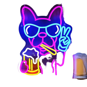 Lumières néon <span class=keywords><strong>Pikachu</strong></span> Anime Squirtle imprimées UV, logo d'entreprise personnalisable, utilisation en extérieur, certifiées, à intensité variable - Product Image 1