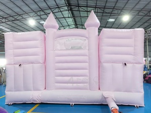 Castello Gonfiabile Commerciale per Matrimoni all'Aperto, Scivolo d'Acqua, Castello Rimbalzante per Interni, Doppio Scivolo con Piscina - Product Image 4