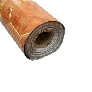 油毡卷乙烯基聚氯乙烯地板覆盖地毯制造商高品质易于安装防水环保地板