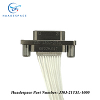 Connecteur Rectangulaire J30J-21TJL-1000, 21 Broches, Prises Mâles avec Ligne d'Assemblage Aviation CZL Huadespace