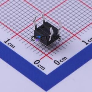 TC-1109-B-B Tactile Switch Through hole-4P,4.5x4.5mm Switch Single Pole Single Throw Round Button 1.6N Through Hole - Product Image 2