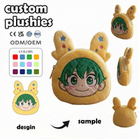 Fabricant de jouets en peluche personnalisés, vente en gros de mini-élan en T-shirt, marchandises de marque IP, vêtements de poupée personnalisés ludiques Little Heats